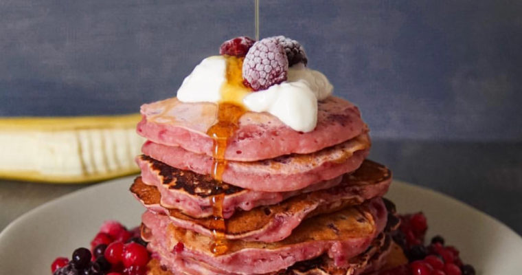Pink Fluffy Pancakes
